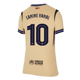 Barcelona Lamine Yamal #10 Uit tenue Dames 2025-26 Korte Mouw